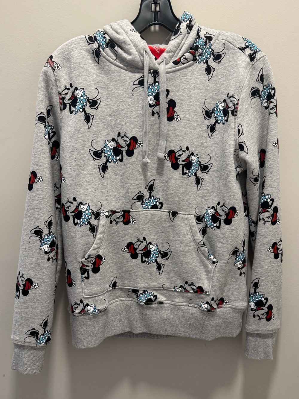 Disney Gray Hoodie with Minnie Mouse and Blue Polka Dot Dress